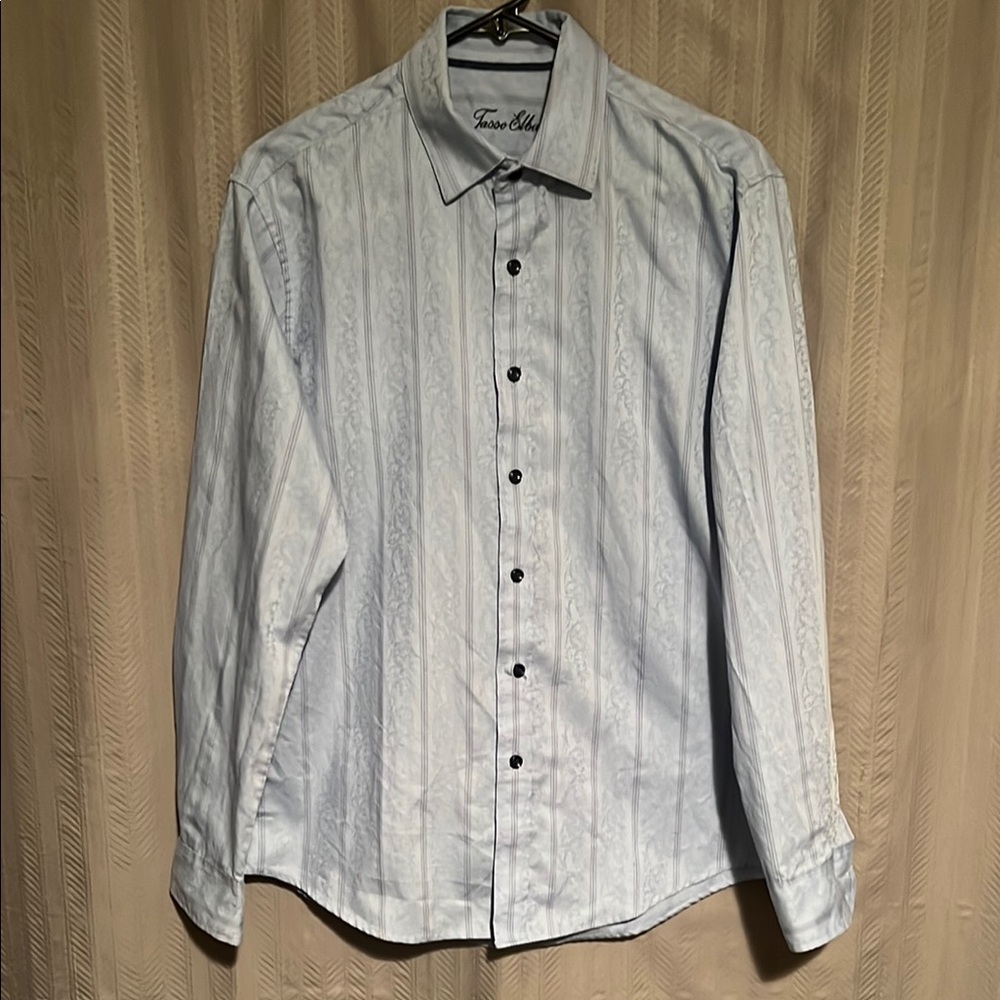 Tasso Elba Striped Dress Shirt
